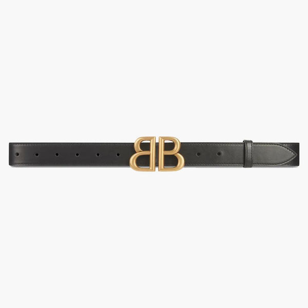 Gucci x Balenciaga The Hacker Project grande BB Belt BB Negro