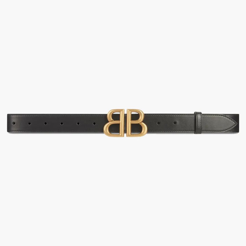 Gucci X Balenciaga The Hacker Project Large Bb Belt Black