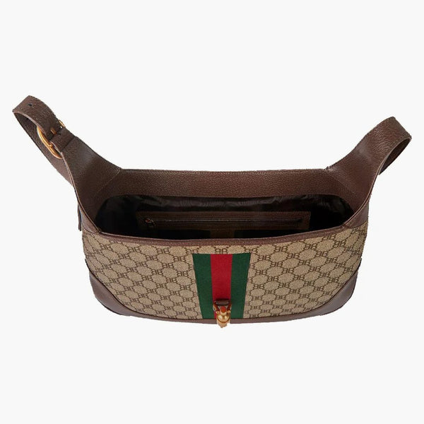Gucci x Balenciaga Hacker Project Medium Hobo Bag Beige