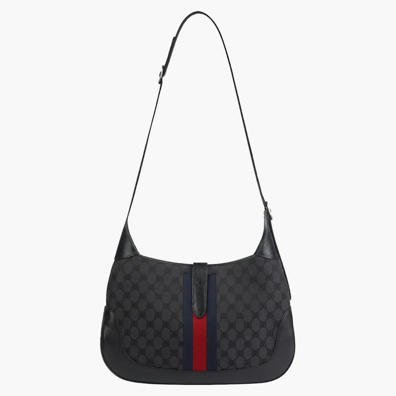 Gucci X Balenciaga The Hacker Project Medium Hobo Bag Black