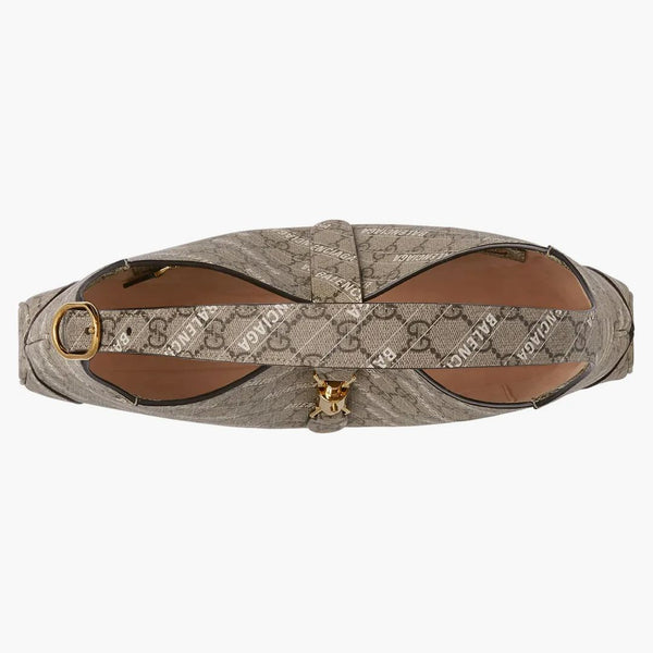 Gucci x Balenciaga The Hacker Project Medium Jackie 1961 GG Supreme Beige/Ebony/White