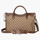 Gucci X Balenciaga The Hacker Project Medium Neo Classic Bag Variation 1 Beige/ebony