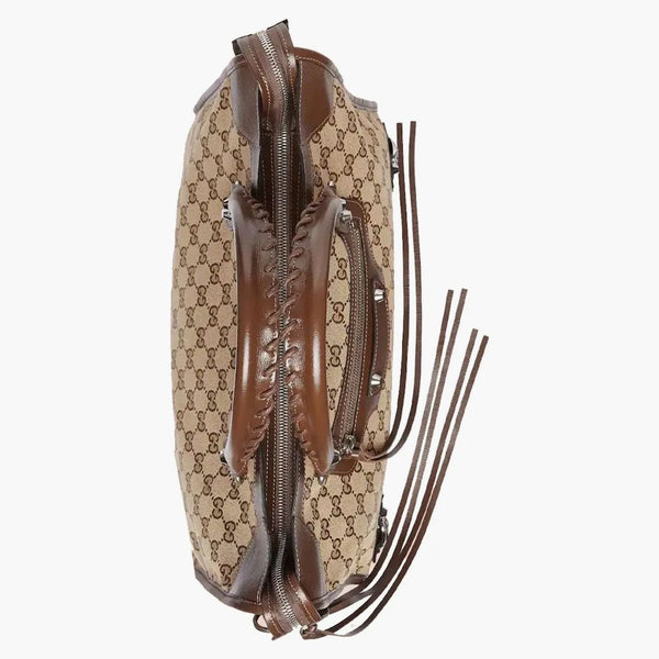 Gucci x Balenciaga The Hacker Project Medium Neo Classic Bag Variation 1 Beige/Ebony