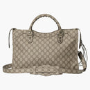 Gucci X Balenciaga The Hacker Project Medium Neo Classic Bag Variation 2 Beige/ebony