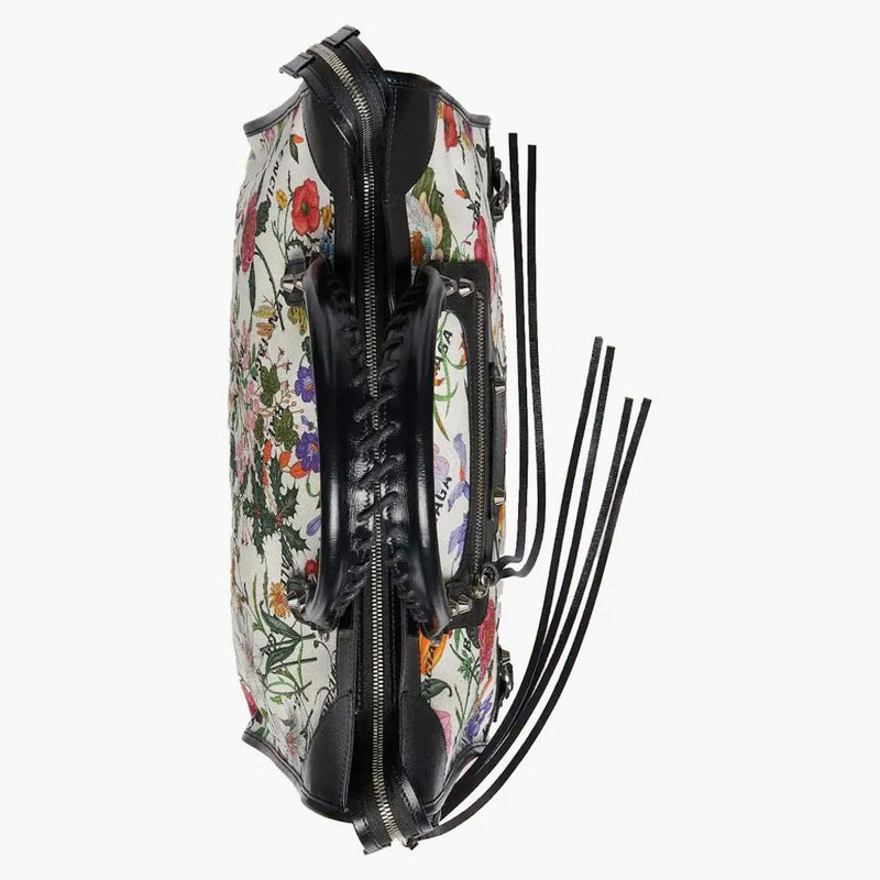 Gucci x Balenciaga The Hacker Project Medium Neo Classic Bag Flora Canvas