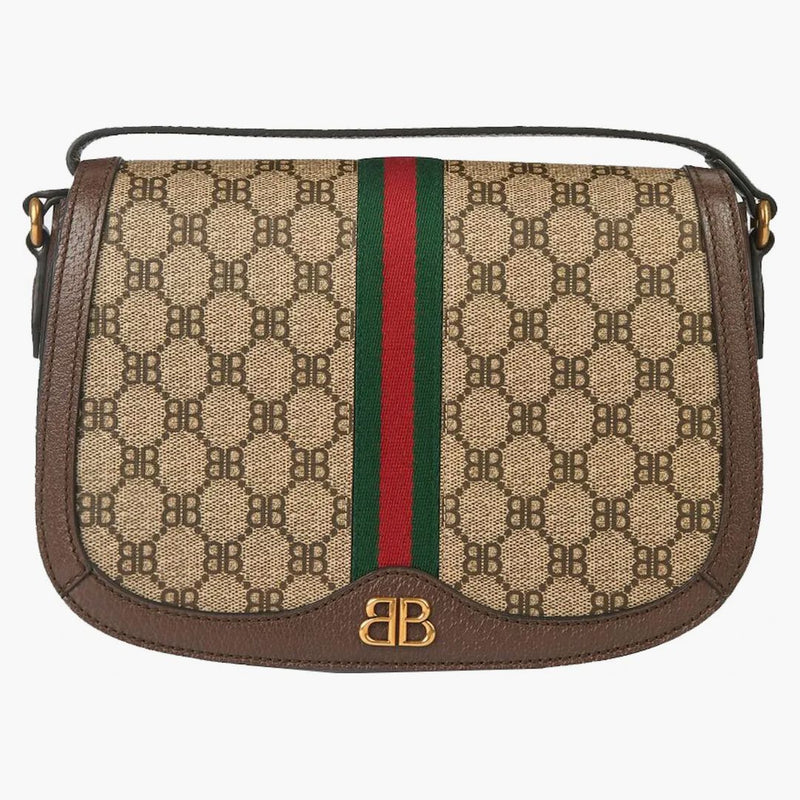 Gucci x Balenciaga The Hacker Project Medage ramię beż