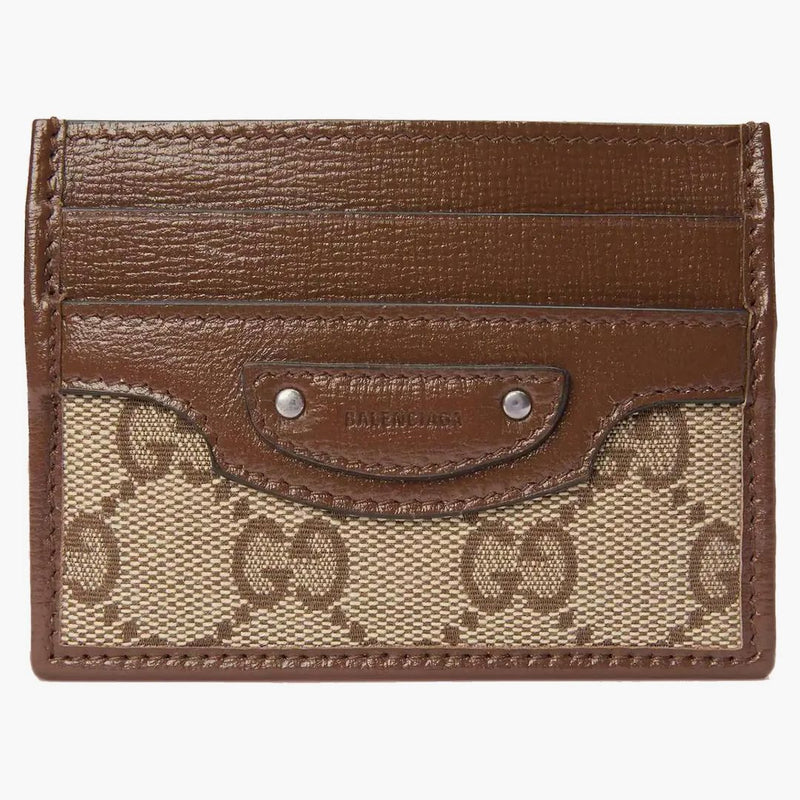 Gucci X Balenciaga the Hacker Project Neo Classic Card Case Beige/Ebony