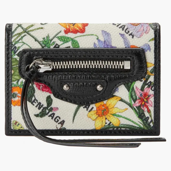 Gucci X Balenciaga The Hacker Project Neo Classic Wallet White Flora