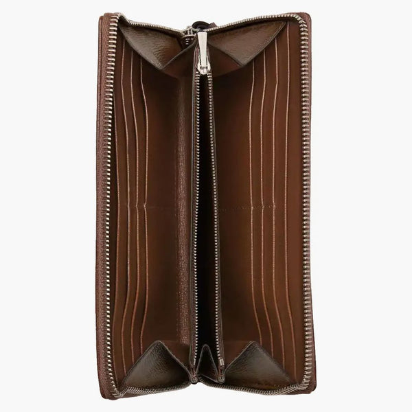 Gucci X Balenciaga The Hacker Project Neo Classic Zip Around Wallet Beige/ebony