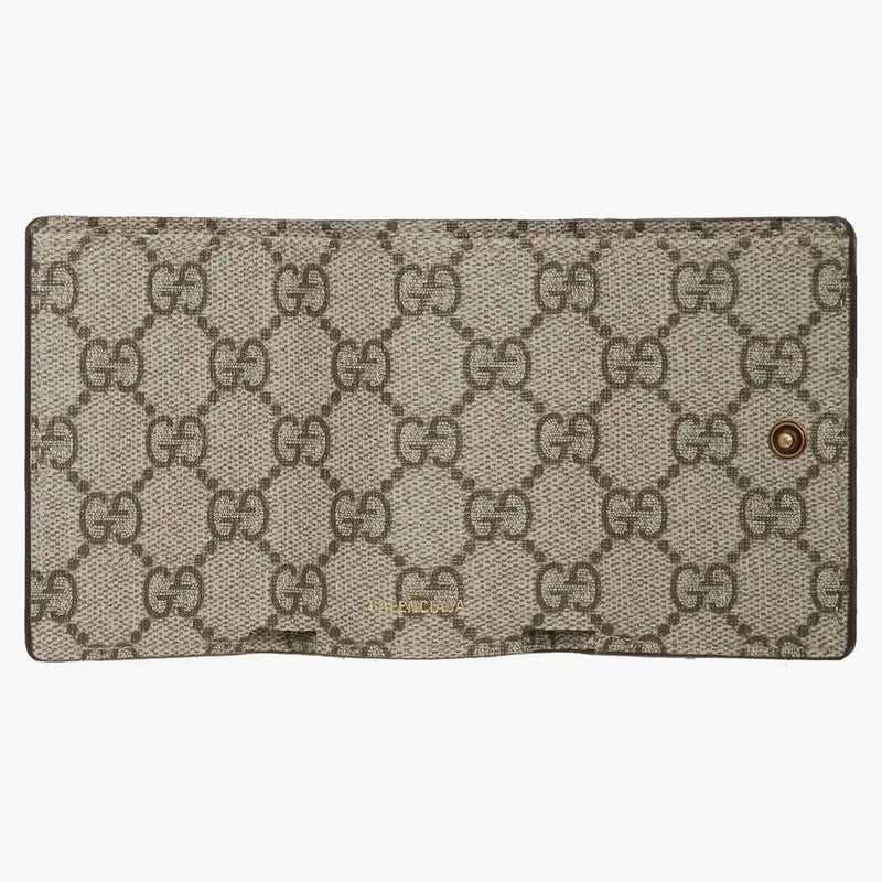 Gucci X Balenciaga Hacker Project Paper Mini Wallet Beige/Ebony