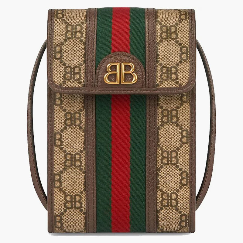 Gucci X Balenciaga the Hacker Project Phone Bag Beige