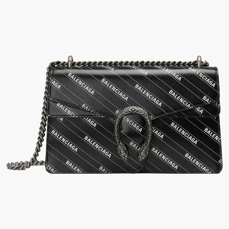 Gucci x Balenciaga Il progetto hacker Small Dionysus Borse Nero