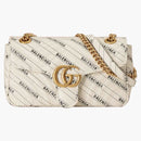 Gucci x Balenciaga Projekt Hacker Small GG Marmont Bag White
