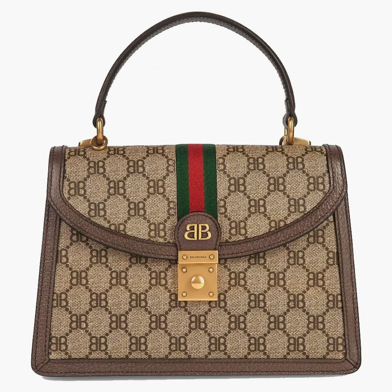 Gucci X Balenciaga the Hacker Project Small Handbag Beige