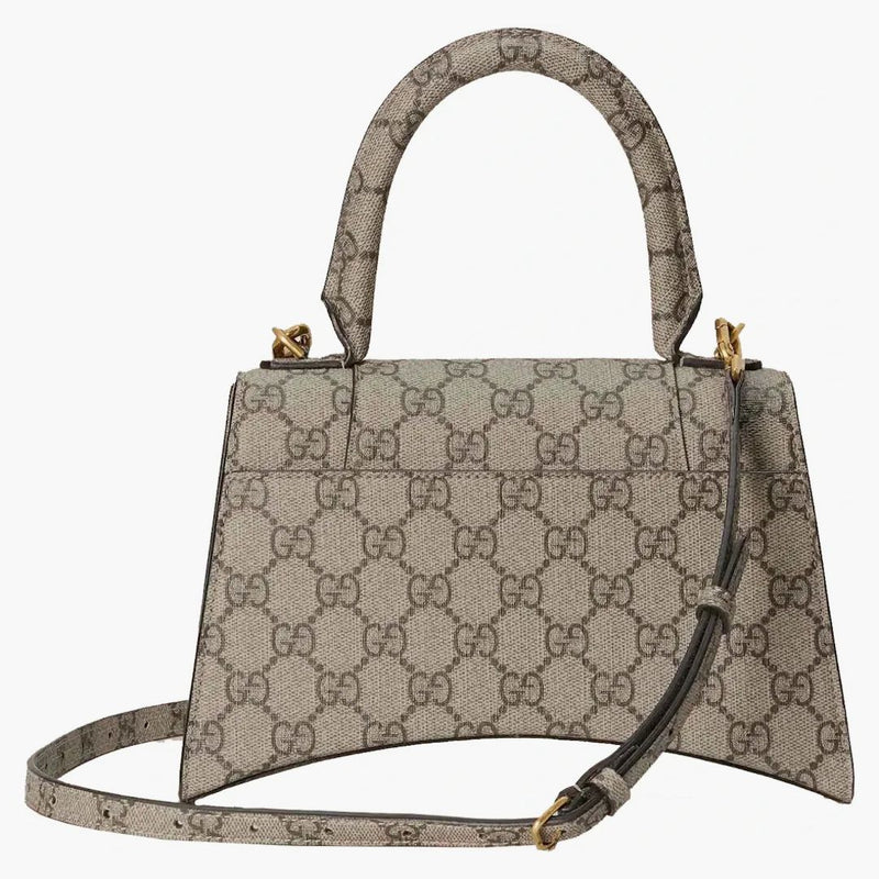 Gucci X Balenciaga The Hacker Project Small Hourglass Bag Beige/ebony