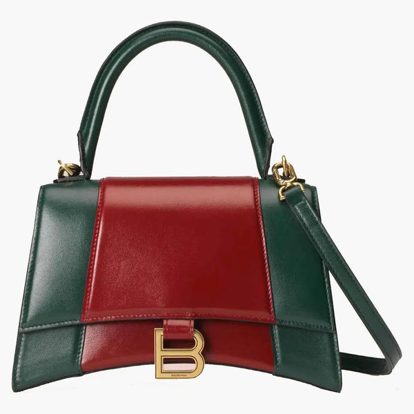 Gucci x Balenciaga Projekt Hacker Project Smallho přesýpací taška zelená/červená