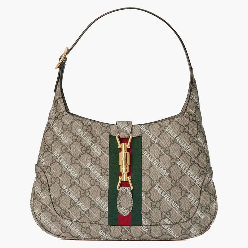 Gucci x Balenciaga The Hacker Project Small Jackie 1961 Beige/Ebony