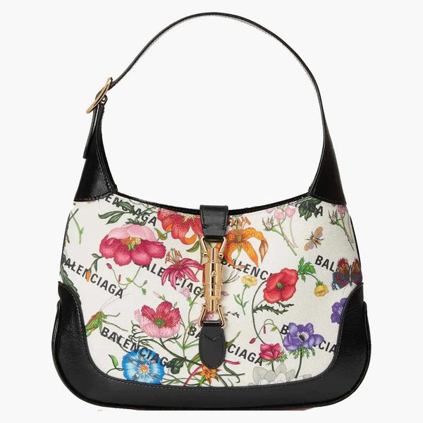 Gucci X Balenciaga the Hacker Project Small Jackie 1961 White