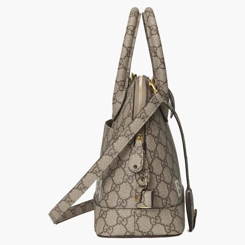Gucci X Balenciaga the Hacker Project Small Ville Bag Beige/Ebony