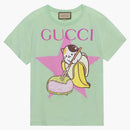 Gucci x Bananya Camiseta impresa verde