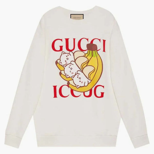 Gucci x Bananya bluza biała
