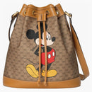Gucci X Disney Bucket Bag Mini GG Supreme Mickey Mouse Small Beige