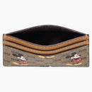 Gucci x Disney Card Case Mini GG Supreme Mickey Mouse Beige