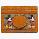 Gucci x Disney Card Case Mini GG Supreme Mickey Mouse Beige