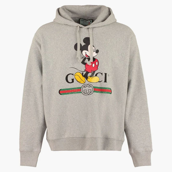 Gucci X Disney Mickey Mouse Hoodie Grey