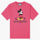 Camiseta de gucci x disney mickey ratón rosa