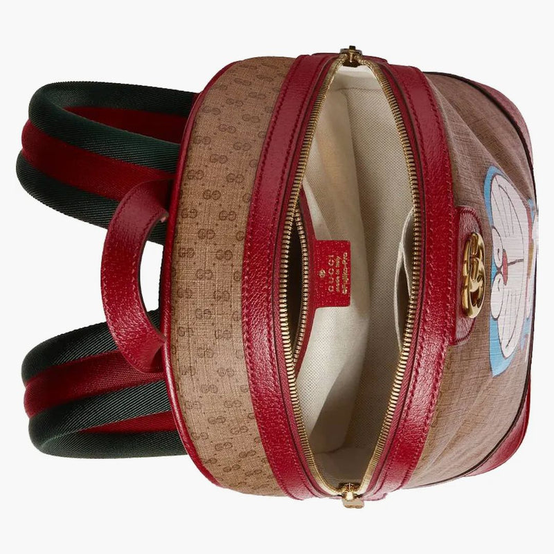 Gucci x doraemon batoh malý eben/béžový