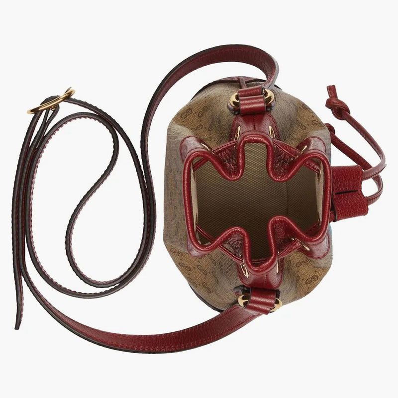 Gucci X Doraemon Bucket Bag Mini Ebony/Beige