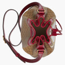 Gucci X Doraemon Bucket Bag Small Ebony/beige