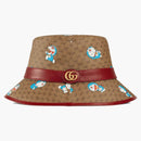 Gucci X Doraemon Bucket has Ebony/Beige