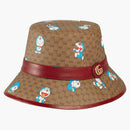 Gucci X Doraemon Bucket has Ebony/Beige