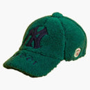 Gucci X MLB 2022 Shearling Baseball has with Yankees Patch Green