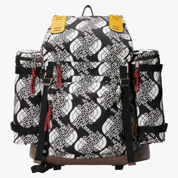 Gucci x North Face Velký batoh Black/White
