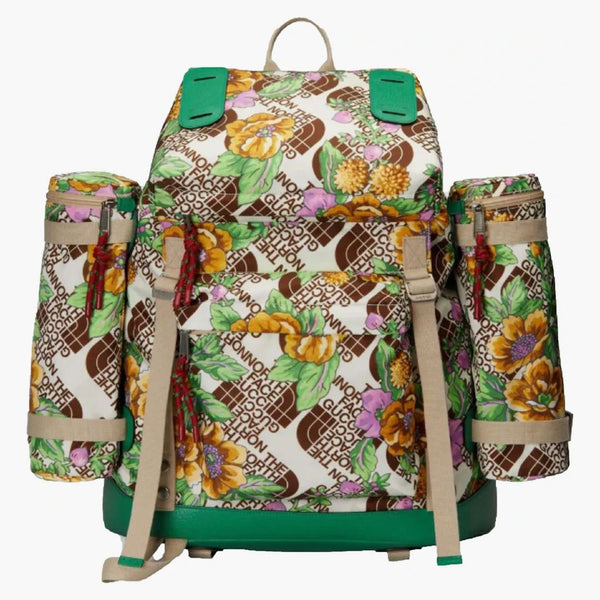 Gucci x North Face Velký batoh zelená multi