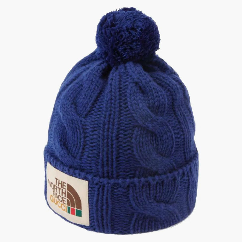 Gucci X The North Face Wool Hat Blue