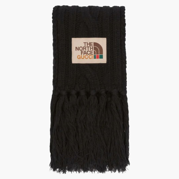 Gucci x The North Face Wool Scarf Black