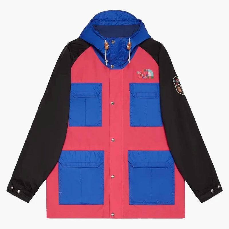 Gucci X The North Face Cotton Coat Dark Pink