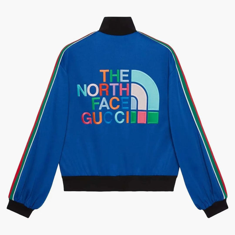 Gucci X The North Face Cotton Jacket Blue/multicolor