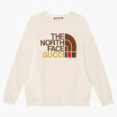 Gucci x el suéter de algodón de la cara norte beige