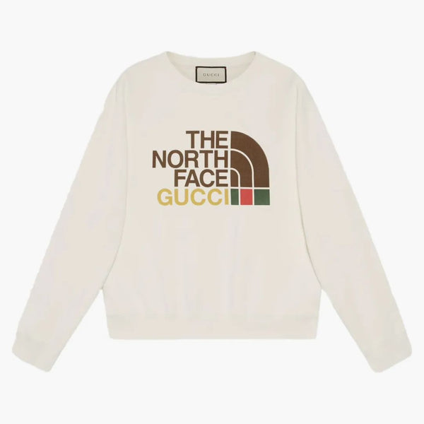Gucci x North Face bluza bluza kości słoniowej