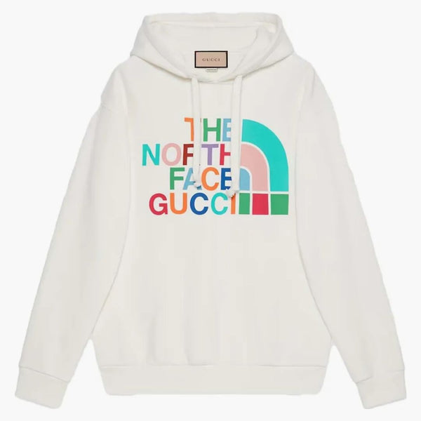 Gucci x North Face bluza z białej/wielokolorowej