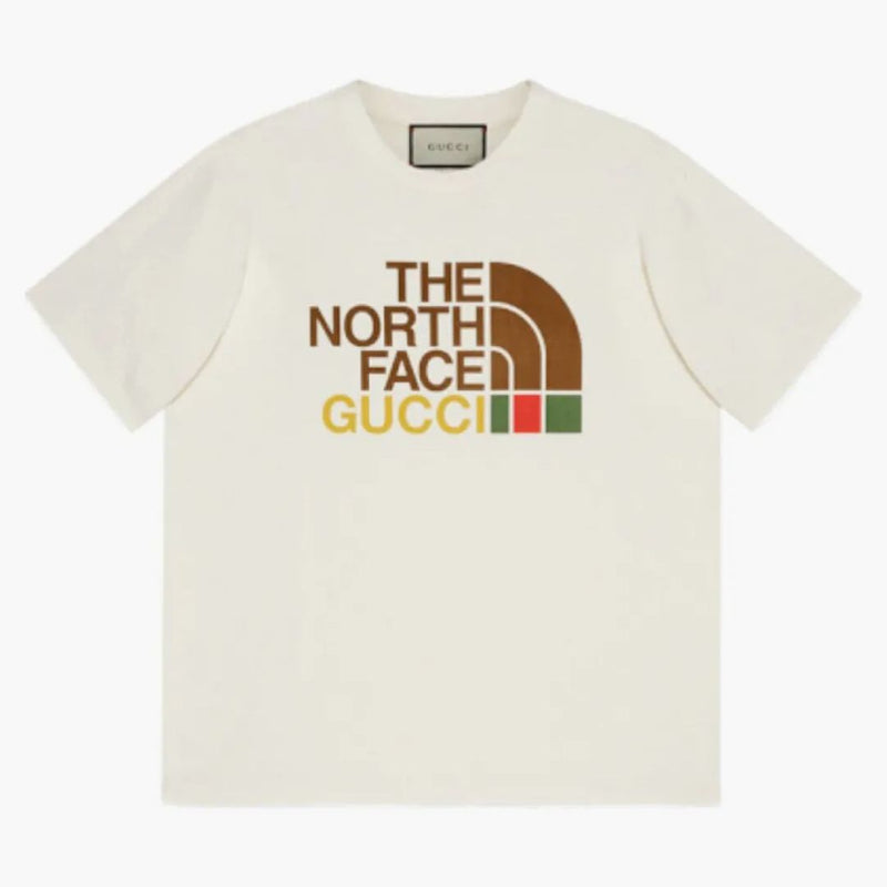 Gucci x North Face Botton T-Shirt Beige