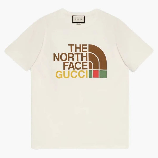 Gucci x North Face Botton T-Shirt White