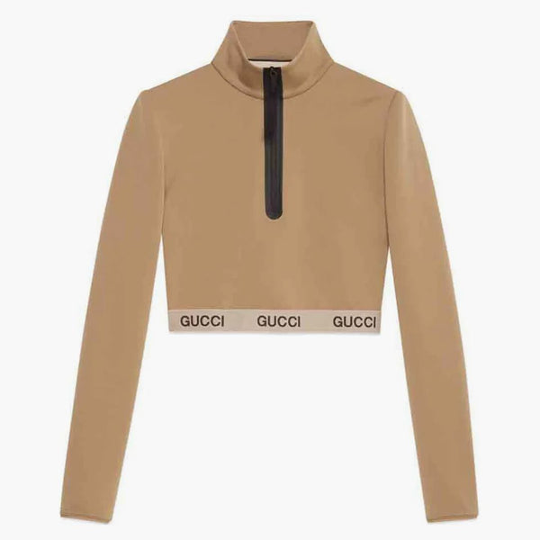 Gucci x The North Face Croped Top Camel