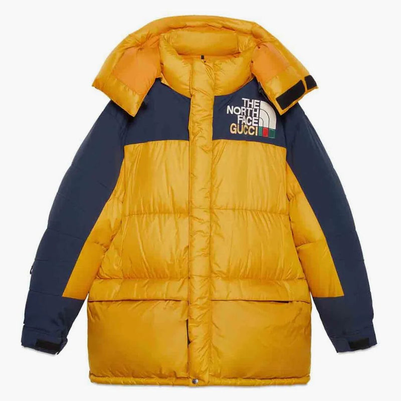 Gucci X The North Face Down Coat Black/yellow