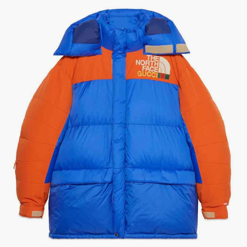 Gucci X The North Face Down Coat Blue/orange